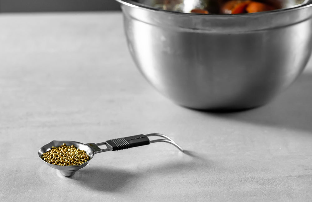 MasterClass All in 1 Measuring Spoon, Stainless Steel, Includes ½ Teaspoon to 1 Tablespoon Measures