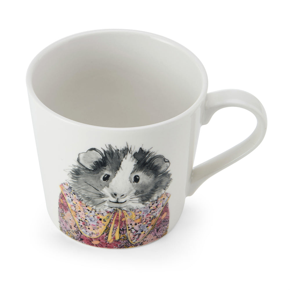 Mikasa Tipperleyhill Guinea Pig Print Fine China Mug, 380ml