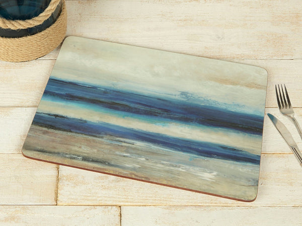 Creative Tops Blue Abstract Pack Of 4 Premium Placemats image 2