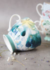 KitchenCraft China Painted Floral Footed Mug image 7