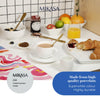 Mikasa Chalk Porcelain Teacup and Saucer Set, Set of 2, 220ml, White image 13