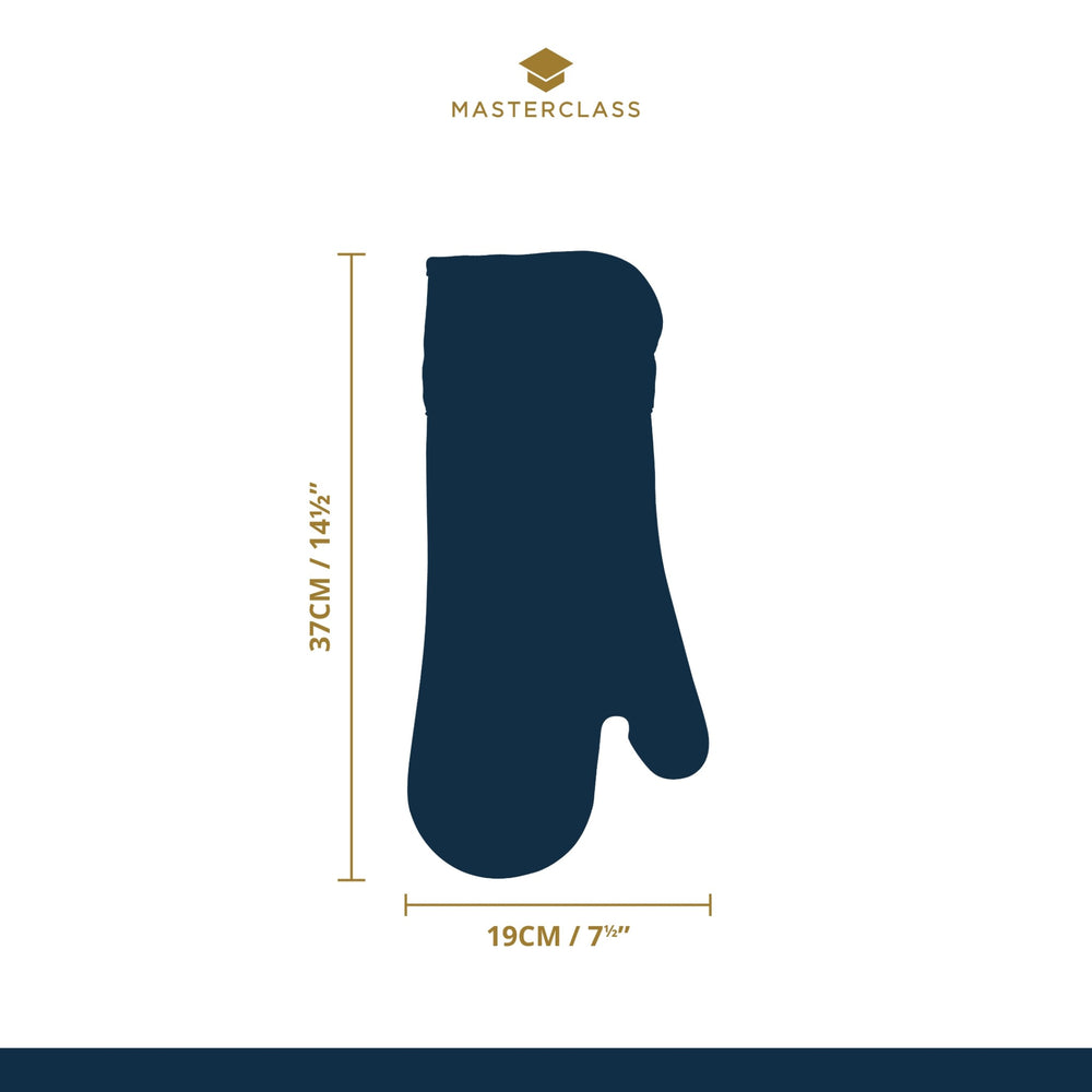 MasterClass Seamless Silicone Oven Glove With Cotton Sleeve