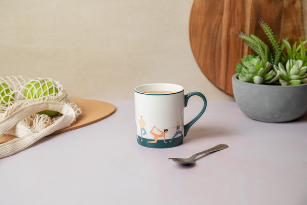 Mikasa Yoga Straight-Sided Porcelain Mug, 280ml image 2