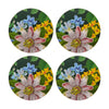 Creative Tops Tropical Floral 4 Round Coasters, 12 x 12 x 2CM