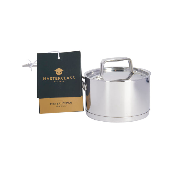 MasterClass Stainless Steel Mini Saucepan, 8.5cm image 4
