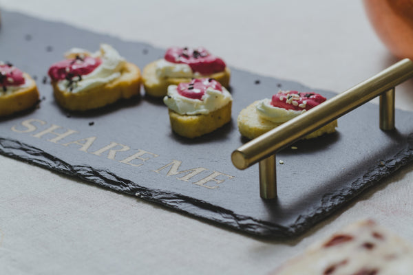 Artesà Slate with Twin Brass Coloured Handles image 7