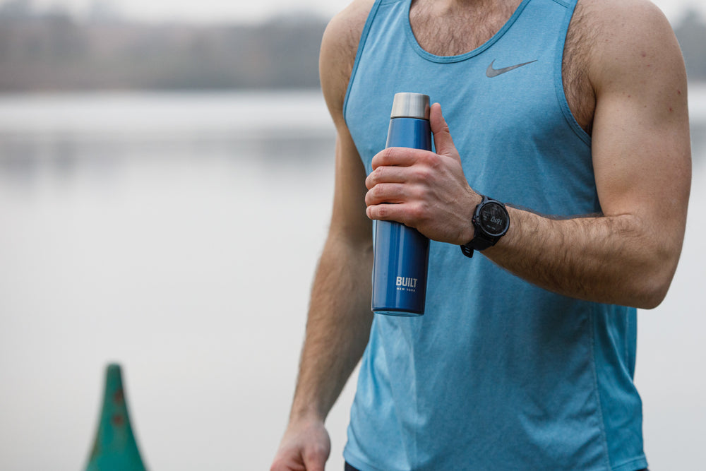 Built Perfect Seal 540ml Midnight Blue Hydration Bottle