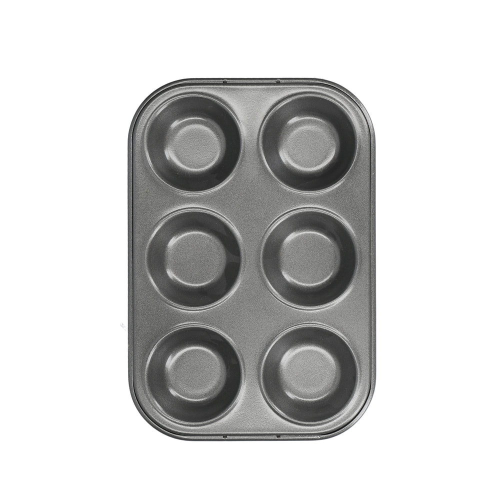 MasterClass Non-Stick 6 Hole Shallow Baking Pan