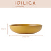 KitchenCraft Idilica Stoneware Pasta Bowls, Set of 4, 21cm image 8