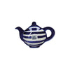 London Pottery Tea Bag Tidy Blue Bands image 3