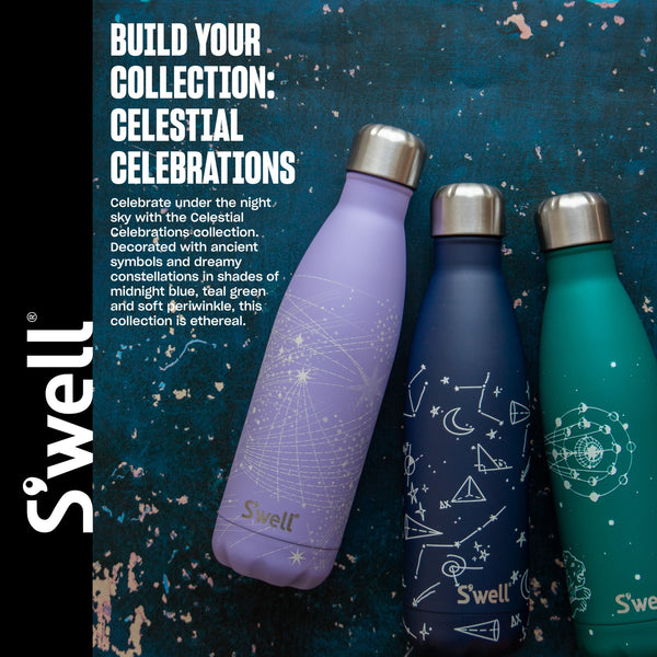 S'well Periwinkle Stars Drinks Bottle, 500ml image 9