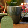 Mikasa Jardin Stoneware Mugs, Set of 4, 420ml, Green image 9