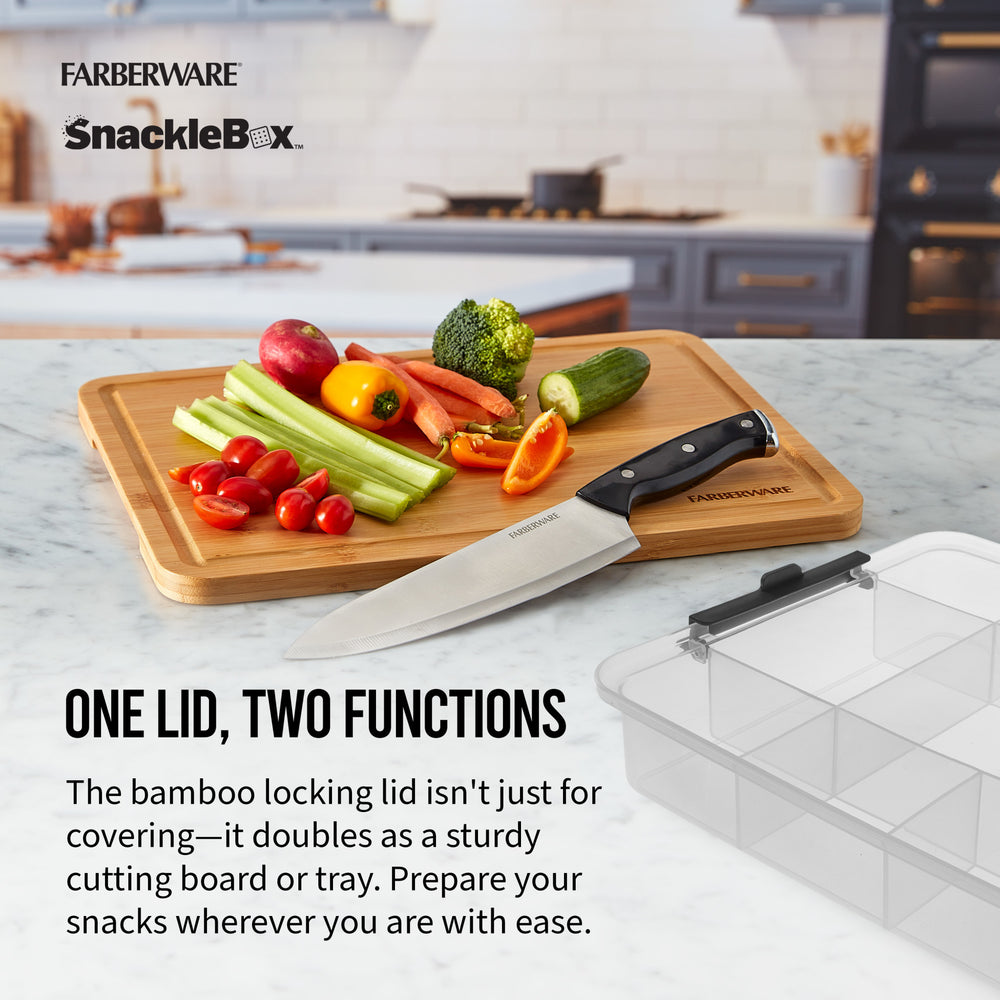 Farberware SnackleBox Bamboo Board and Box, 30 x 40.5CM