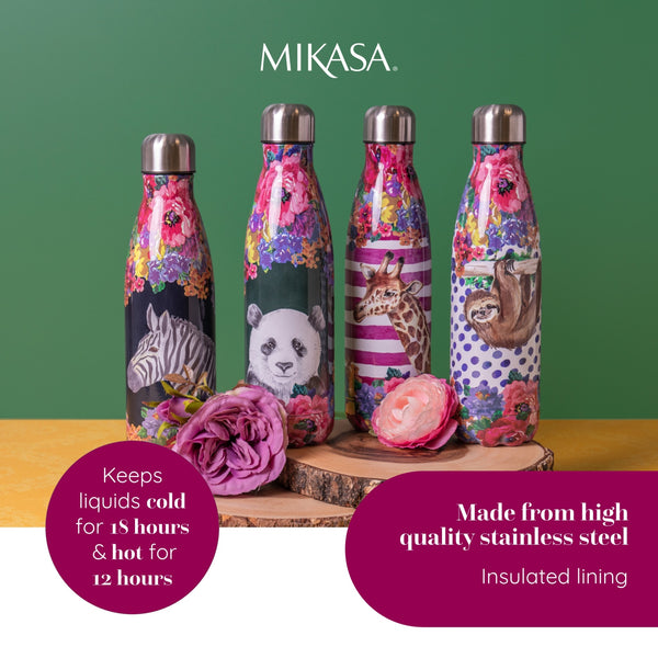 Mikasa Wild at Heart Panda Water Bottle, 500ml image 10