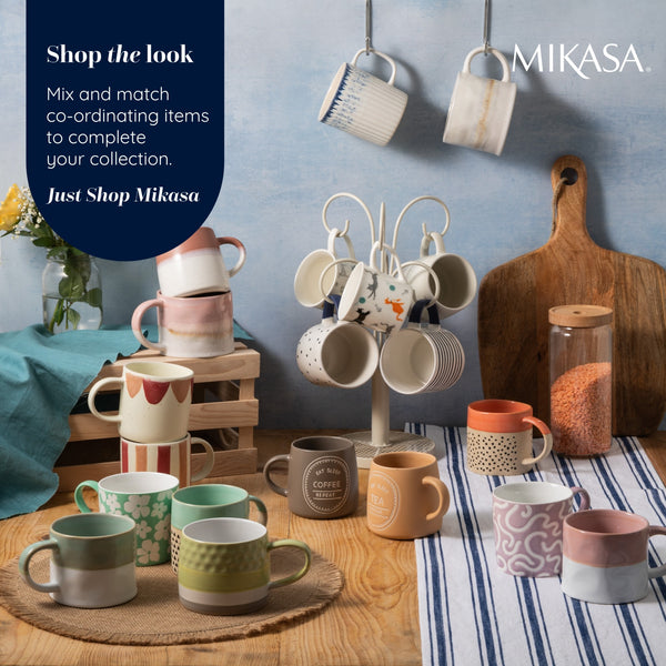 Mikasa Pink and Orange Stripe Mug, 380ML image 10