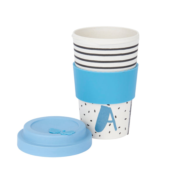 KitchenCraft 410ml Bamboo A to Z Letter 