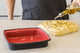 MasterClass Smart Silicone Square Flexible Bake Pan, 23cm