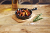 Artesà Cast Iron Round Small Fry Pan with Board, 15cm image 2