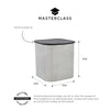 MasterClass Stainless Steel Container with Antimicrobial Lid - 11 cm image 8