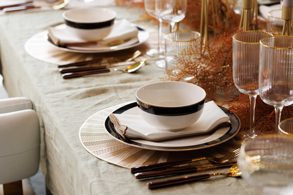 Mikasa Luxe Deco 12-Piece China Dinner Set image 6