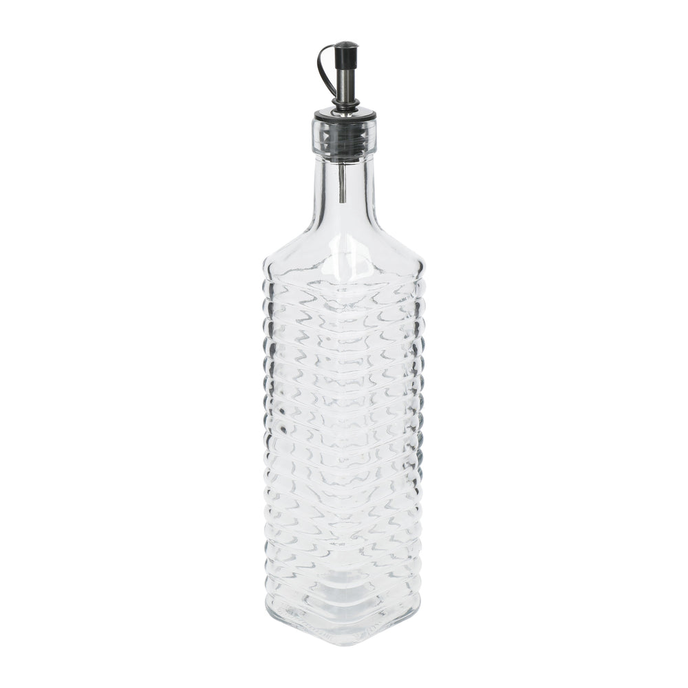 KitchenCraft World of Flavours Italian Ridged Glass Oil Drizzler