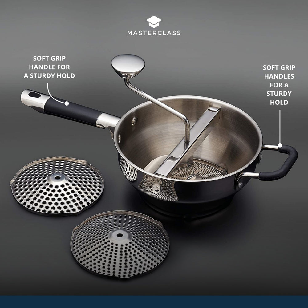 MasterClass Heavy-Duty Rotary Food Mill / Puree Maker