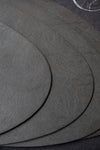 Mikasa Pebble-Shaped Faux-Leather Placemats, Set of 4, Grey, 38 x 30cm image 2