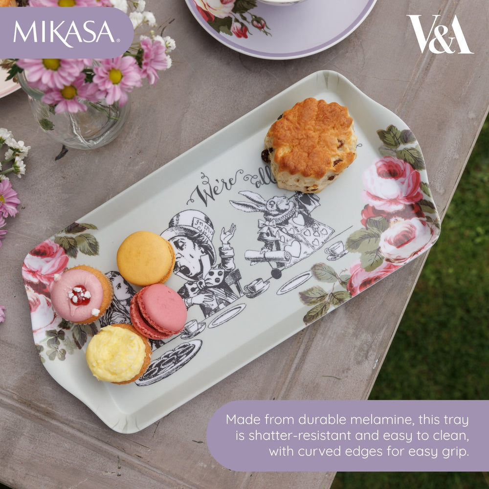 Mikasa and the V&A Alice In Wonderland Melamine Sandwich Tray, 12’’