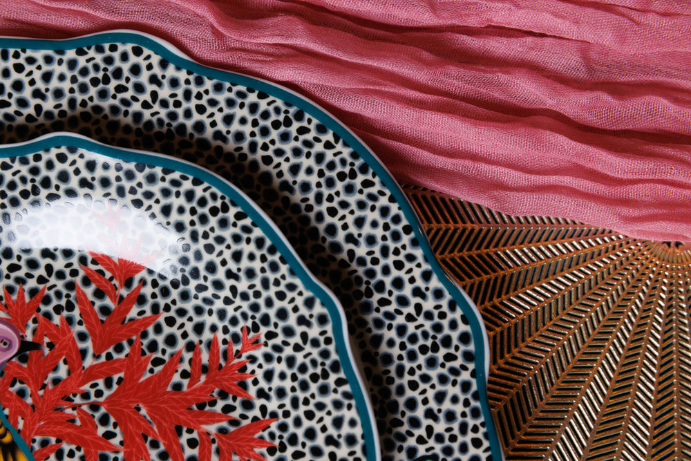 Mikasa x Sarah Arnett Porcelain Side Plate, Set of 4, 19cm