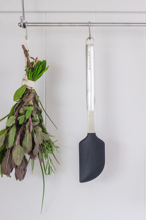 KitchenAid Premium Stainless Steel Scraping Spatula - Black image 2