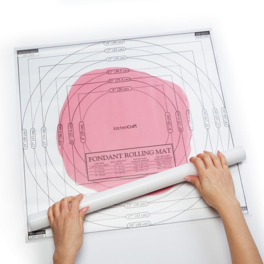 KitchenCraft Measure and Roll PVC Icing Mat
