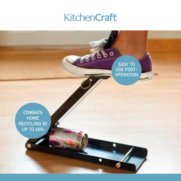 KitchenCraft Floor Standing Foot Operated Can Crusher image 10
