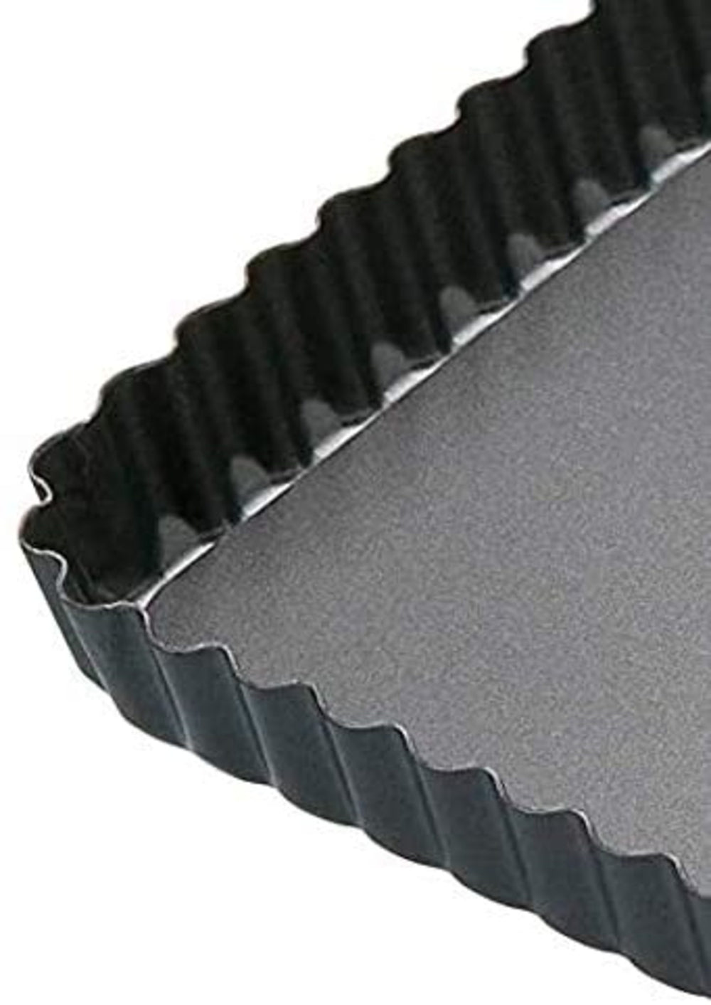 MasterClass Non-Stick Loose Base Fluted Flan Tin, 31cm x 21cm