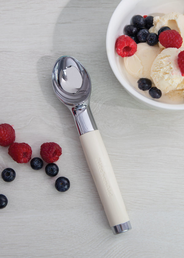 KitchenAid Stainless Steel Ice Cream Scoop – Almond Cream image 2