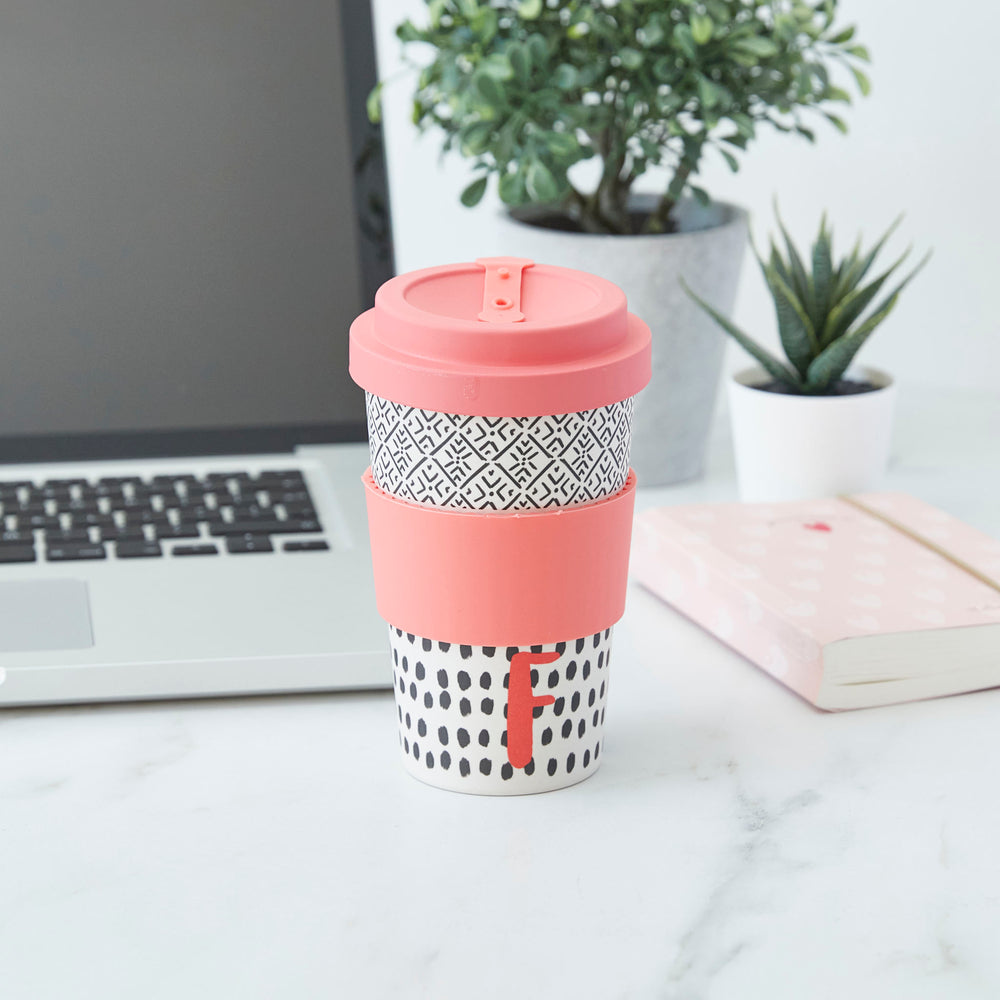 KitchenCraft 410ml Bamboo A to Z Letter 