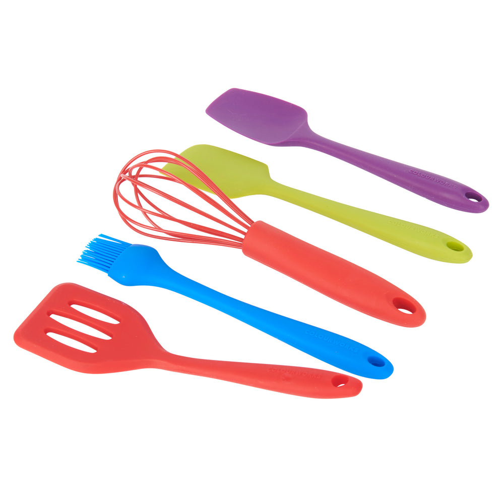 Colourworks 5-Piece Mini Silicone Utensil Set