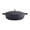 MasterClass 2pc Cast Aluminium Casserole Dish Set with 2x Non-Stick Casserole Dishes, 2.5L and 5L, Black