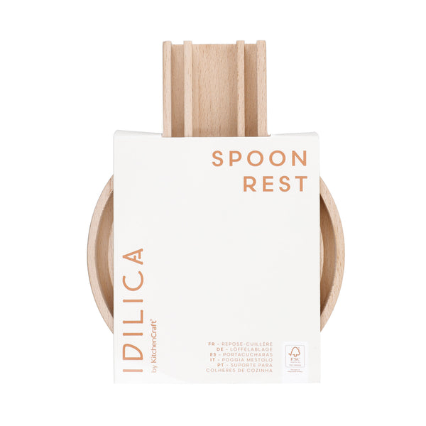 KitchenCraft Idilica Beechwood Spoon Rest image 4