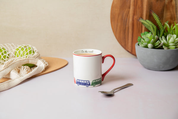 Mikasa Camper Van Straight-Sided Porcelain Mug, 280ml image 2