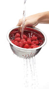 MasterClass Smart Space Stainless Steel 3-Piece Bowl Set with Colander image 2