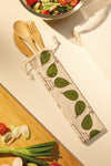 Natural Elements Reusable Bamboo Cutlery Set in Fabric Pouch image 5