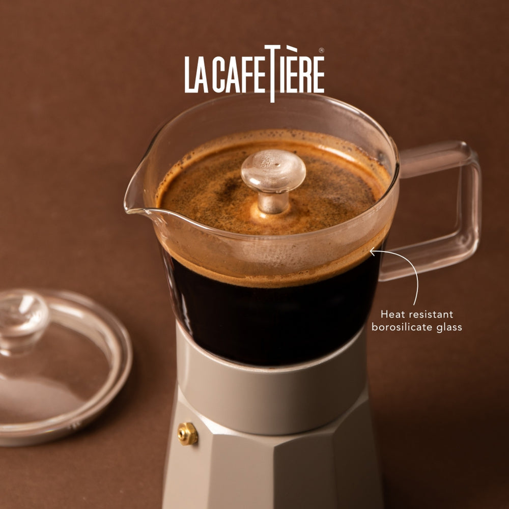 La Cafetière Verona Glass Espresso Maker - 6 Cup, Latte