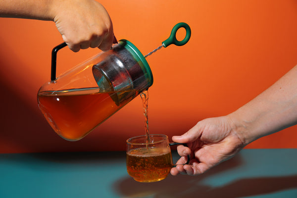 La Cafetière Glass Mug With Green Glass Handle, Set of 2, 275ml image 9
