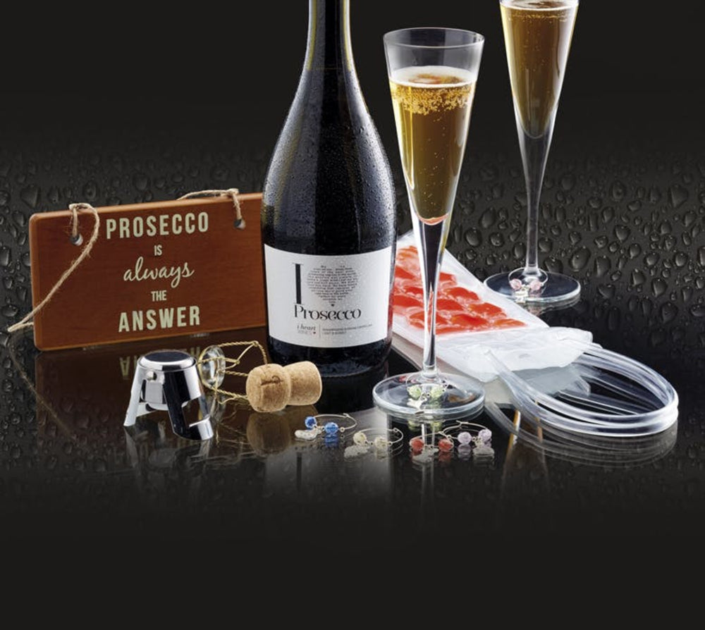 BarCraft Nine Piece Prosecco Gift Set