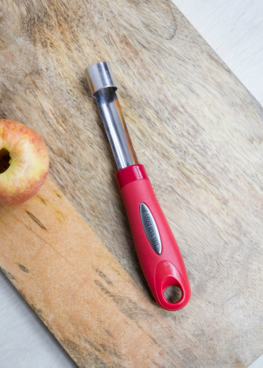 Farberware Fresh Comfort-Grip Apple Corer / Fruit Core Remover, Metal / Plastic, 19 cm (7.5