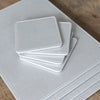 Creative Tops Naturals Premium Pack Of 4 Stitched Edge Faux Leather Placemats Metalic Silver image 5