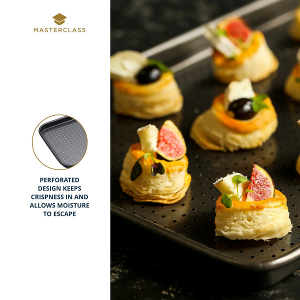 MasterClass Crusty Bake Non-Stick Baking Tray, 24cm x 18cm image 10