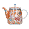 London Pottery Bell-Shaped Teapot with Infuser for Loose Tea - 1 L, Coral