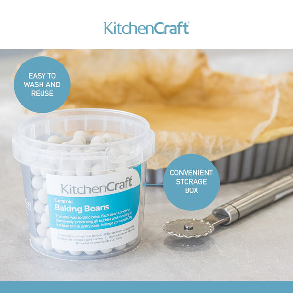 KitchenCraft Tub of Ceramic Baking Beans (500g) image 10