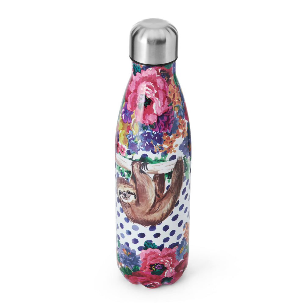 Mikasa Wild at Heart Sloth Water Bottle, 500ml